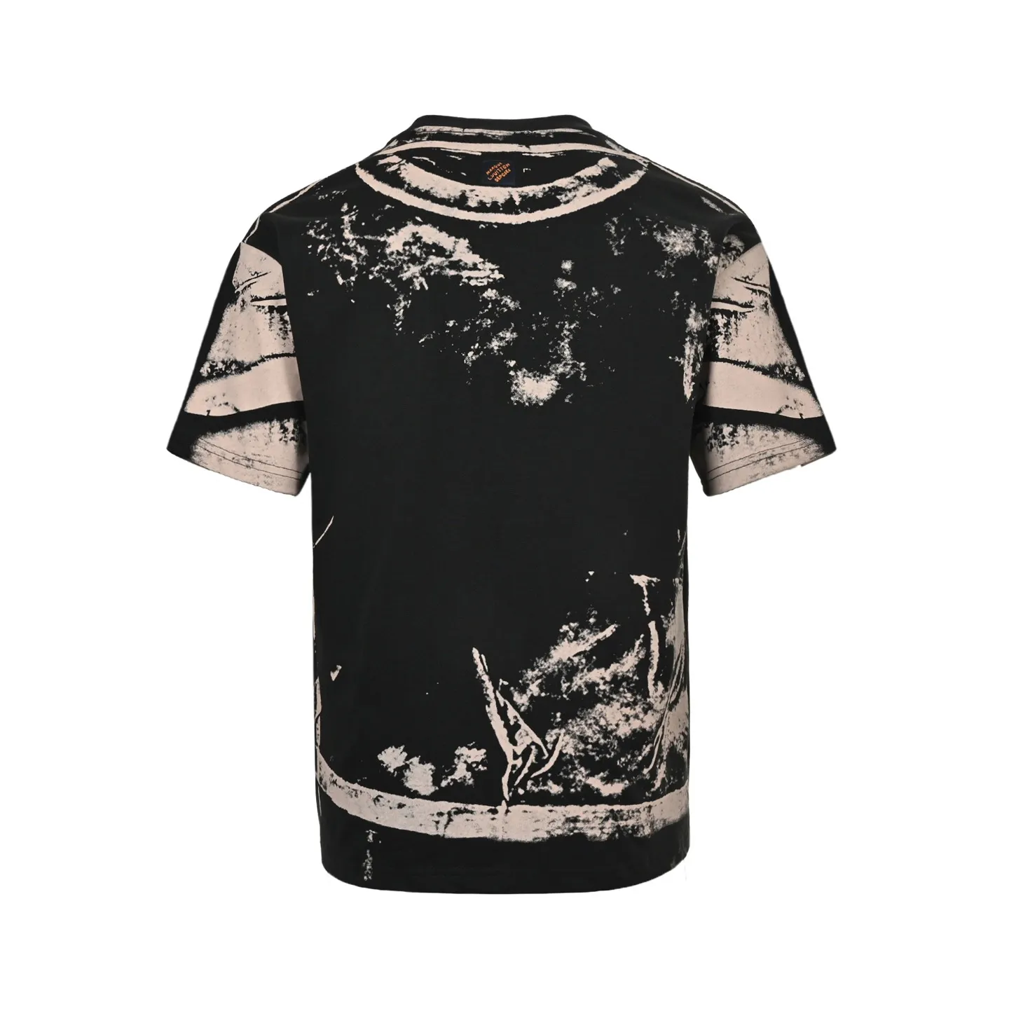 Louis Vuitton/Louis Vuitton optical illusion tie-dye printed short sleeves